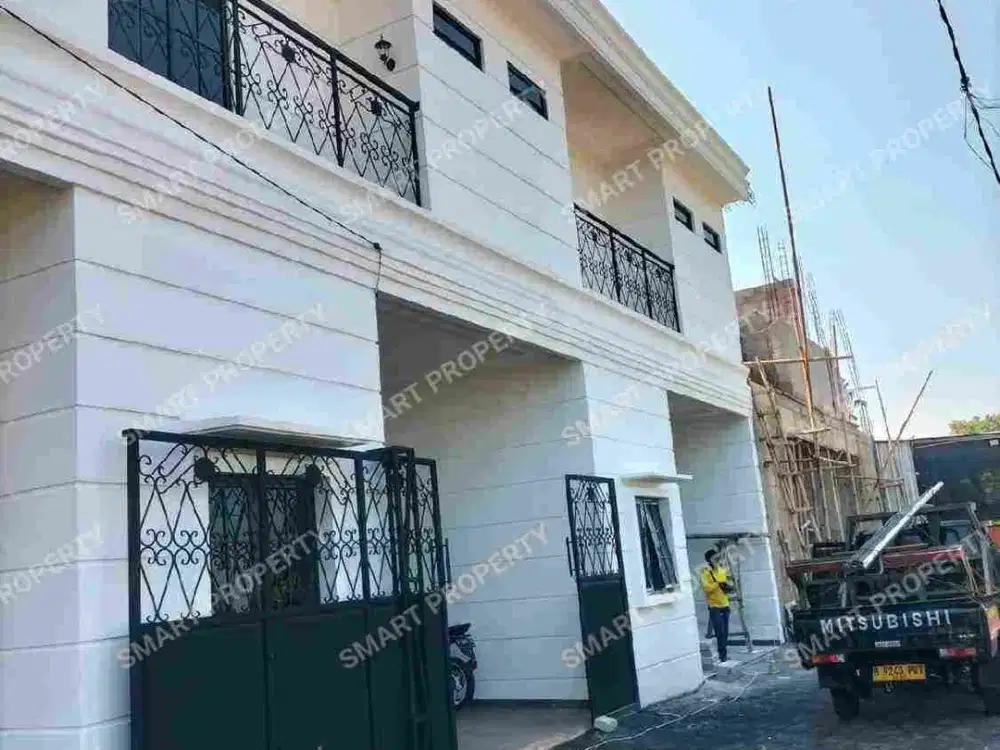 DI JUAL RUMAH BARU MURAH  2 LANTAI DLM CLUSTER DI KLP DUA BISA KPR WETAN CIRACAS JAKTIM