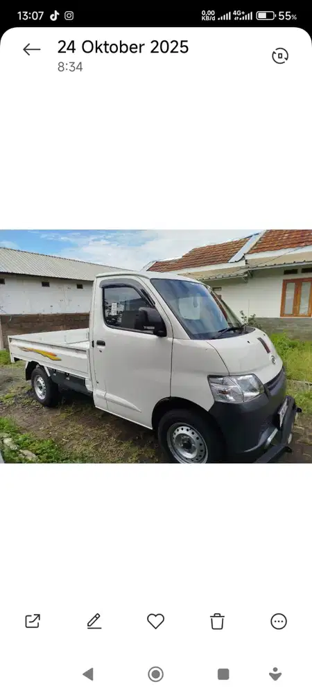 Daihatsu Gran max PU 1,5 km 10.rb AC PS 2024 bensin