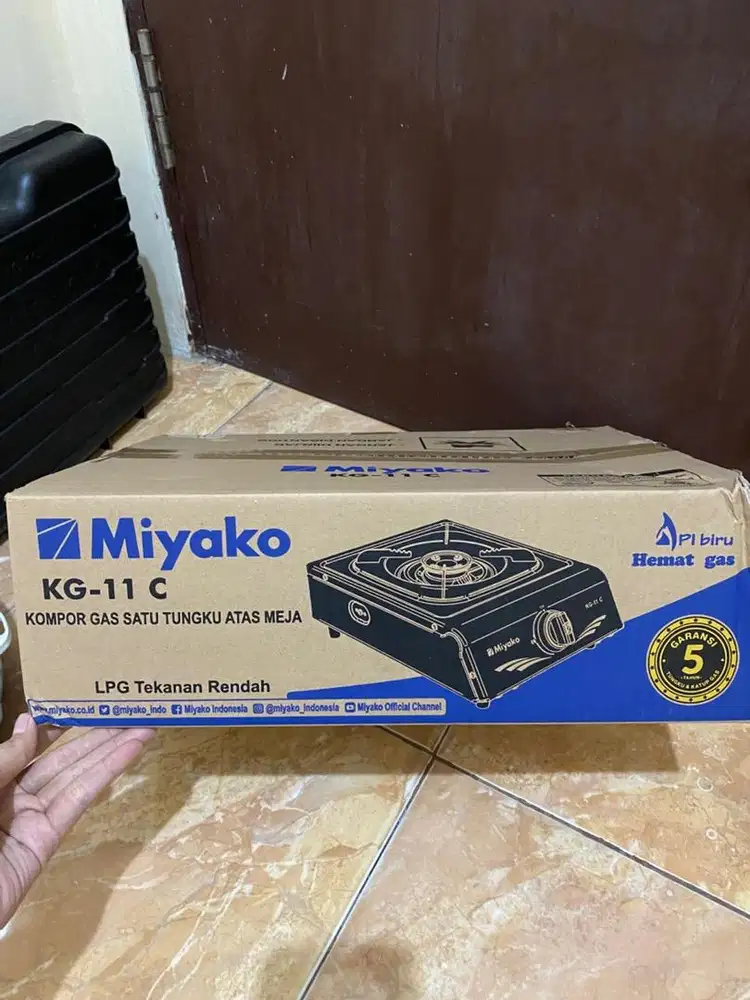 Kompor gas miyako KG-11C 1 tungku BARU