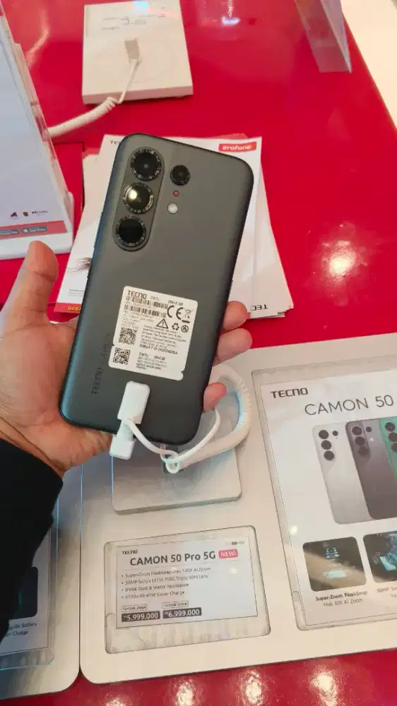 Cicilan hp Tecno Camon 50 pro ram 12/256gb