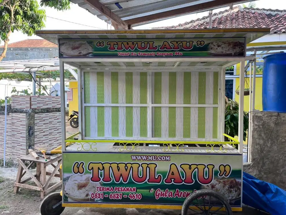 Di jual Gerobak Baru Sekali di pakai masih bagus