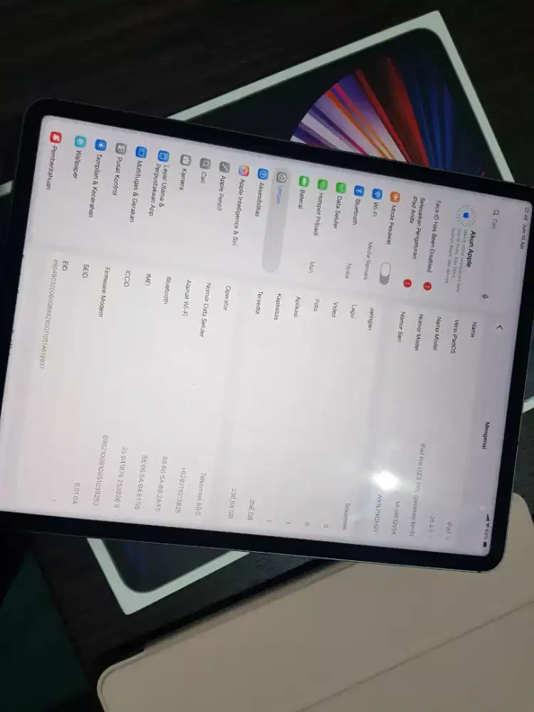 Ipad m1 pro 12,9 inch 256gb wifi cell