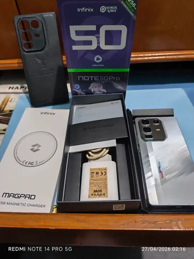 Infinix note 50 pro 8/256 bmw racing edition fullset no minus