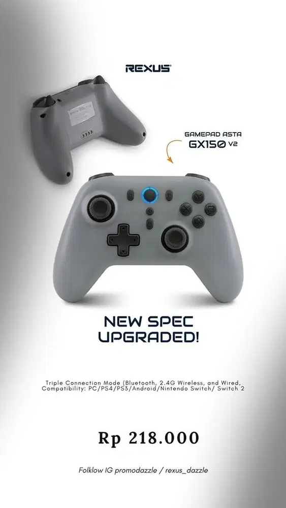 Rexus Asta GX150 V2 kontroler wireless