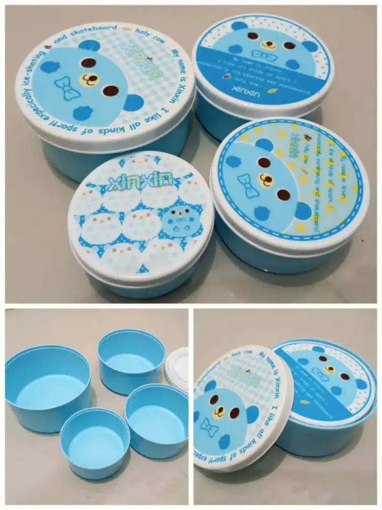 Wadah Makanan Plastik 4pcs