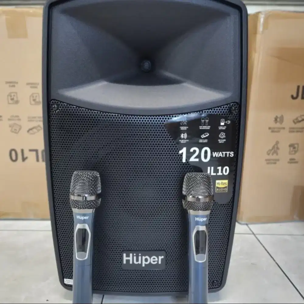 SPPEAKER PORTABLE HUPER JL10 LIKE NEW