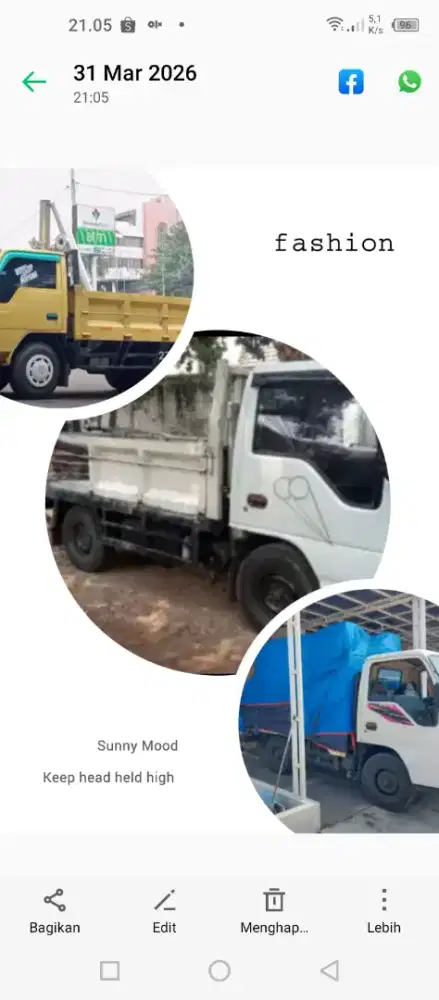 Sewa mobil pindahan truk engkel