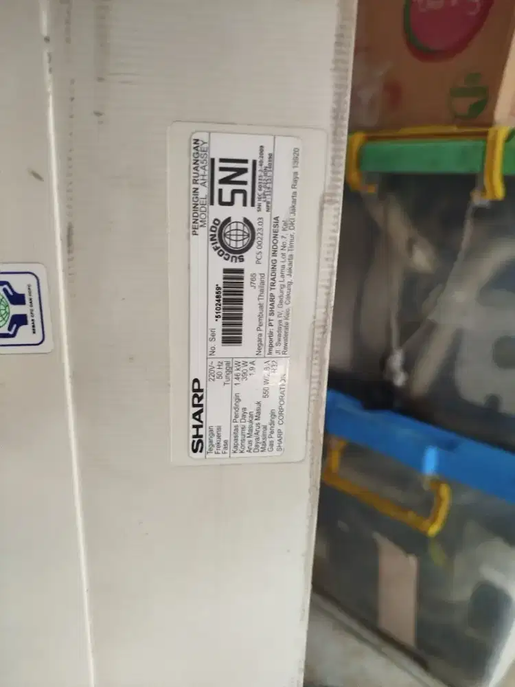 Sharp 1/2 pk indoor doang SEY