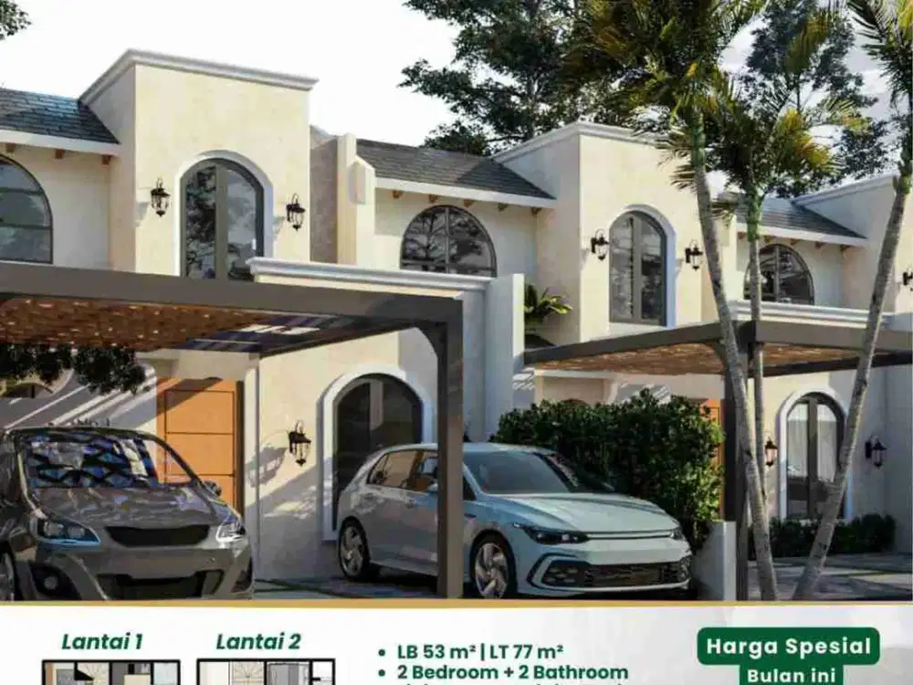 (Promo) Rumah Villa Baru Mewah Di Lembang dekat Parongpong Bandung Barat, Jual