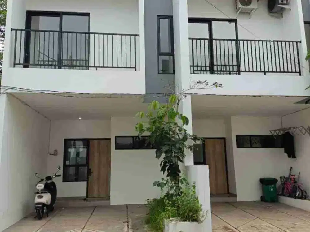 Jual Rumah Baru Cluster Murah di Ciracas Jakarta Timur, Bisa KPR Dekat Stasiun,