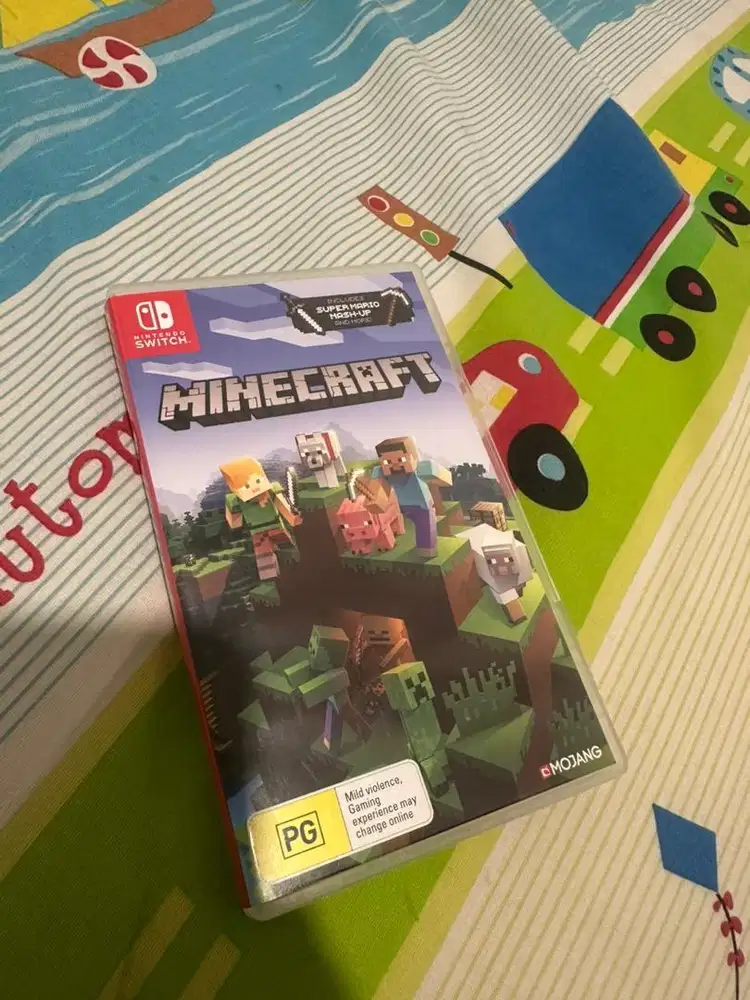 Game Minecraft Cartridge Nintendo Switch V1 V2 Oled Mulus Like New