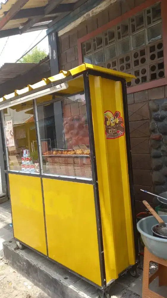 Gerobak booth stainless