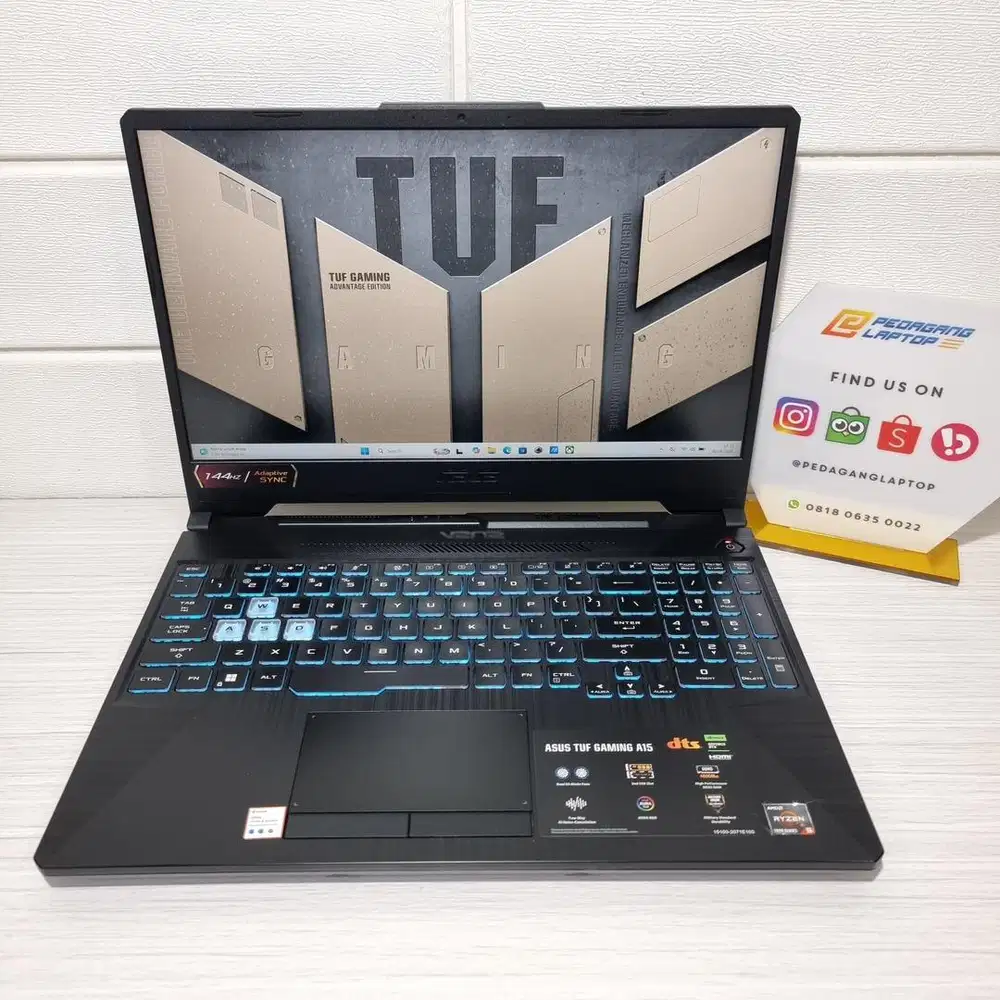 Asus Tuf Gaming A15 FA506NF RYZEN 5-7535HS RAM 8GB SSD 512GB RTX 2050