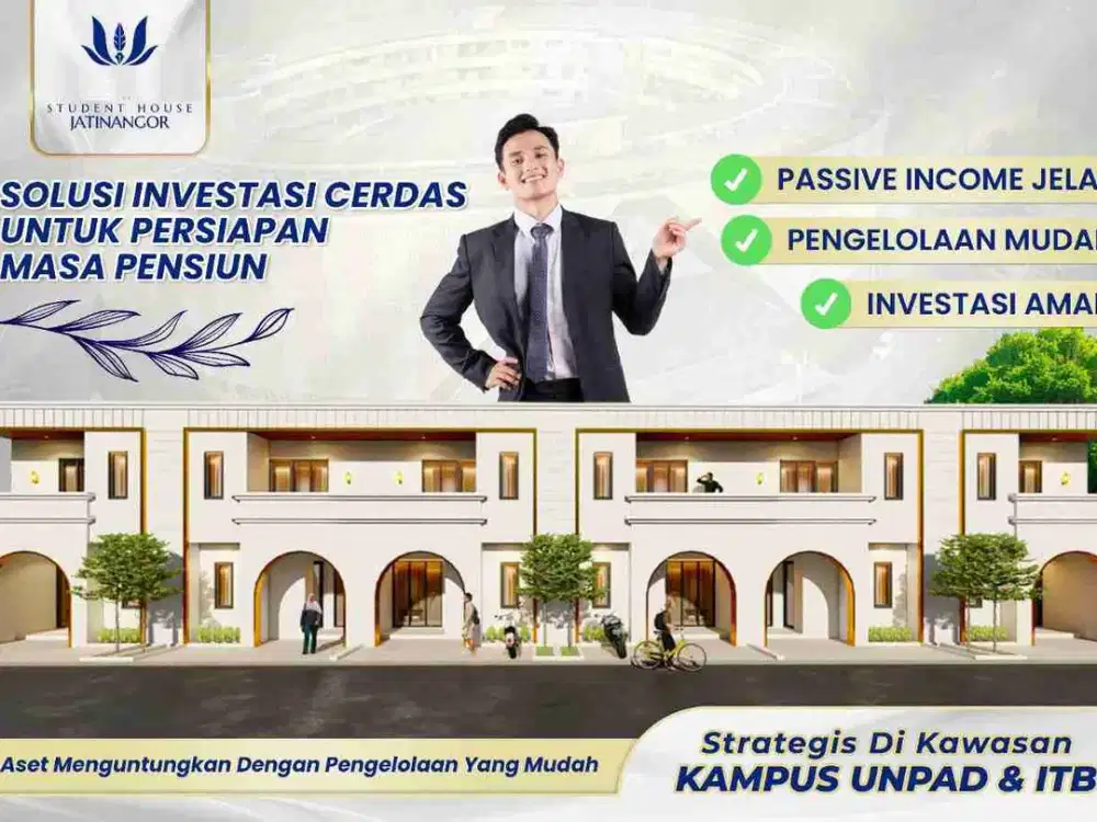 Jual Kos Kosan Baru (4 Kamar + 4 KM) Di Jatinangor Bandung Dekat Kampus UNPAD