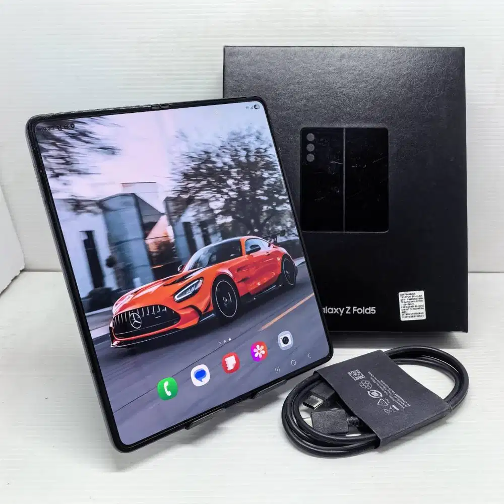 TERMURAH! SAMSUNG GALAXY Z FOLD 5 5G 12/256 BLACK EX SEIN NO MINUS