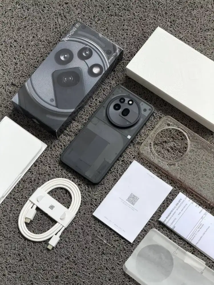 Nothing Phone 3a Pro Black 256gb Fullset original BC