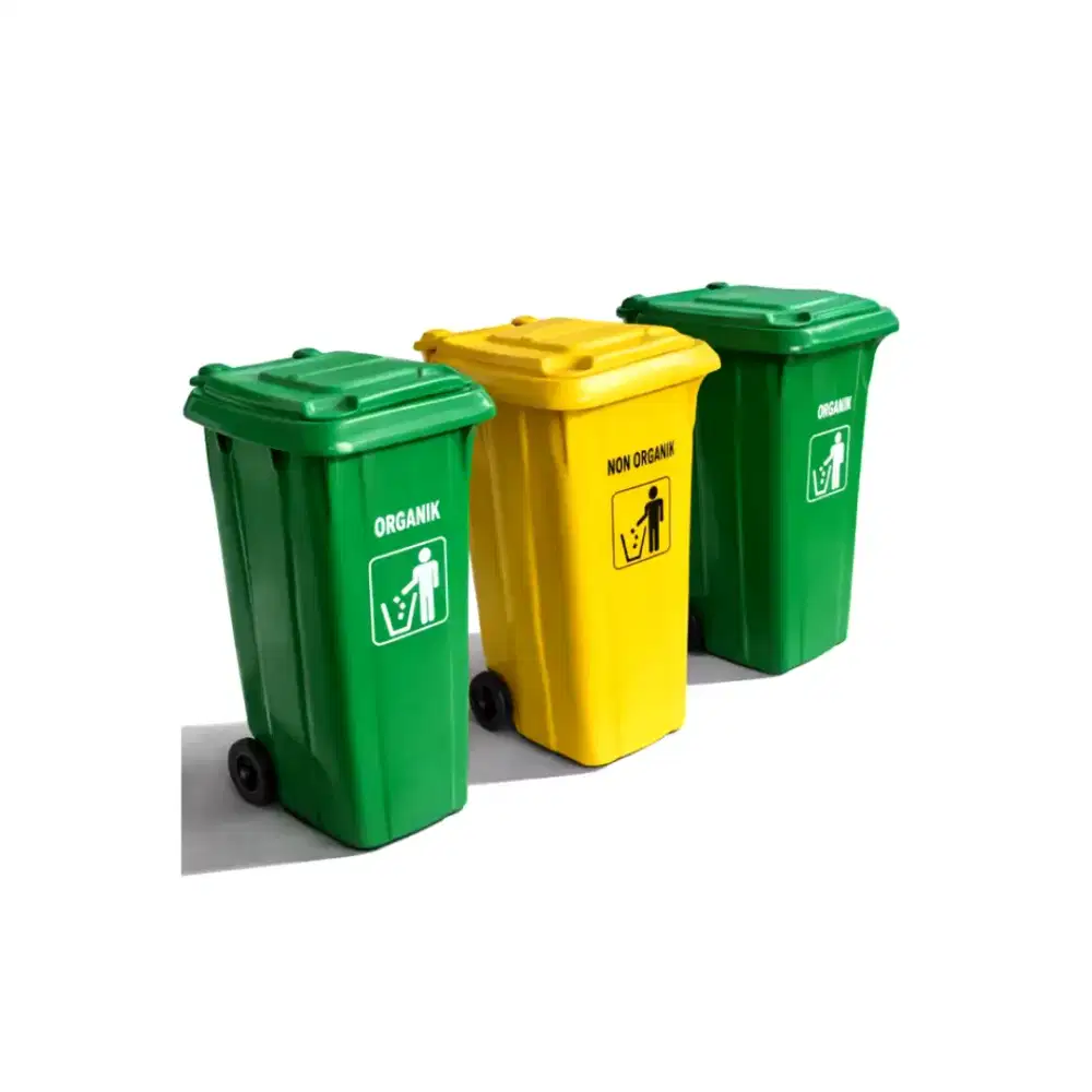 Tong Sampah Fiberglas FI-R03: 240 Liter