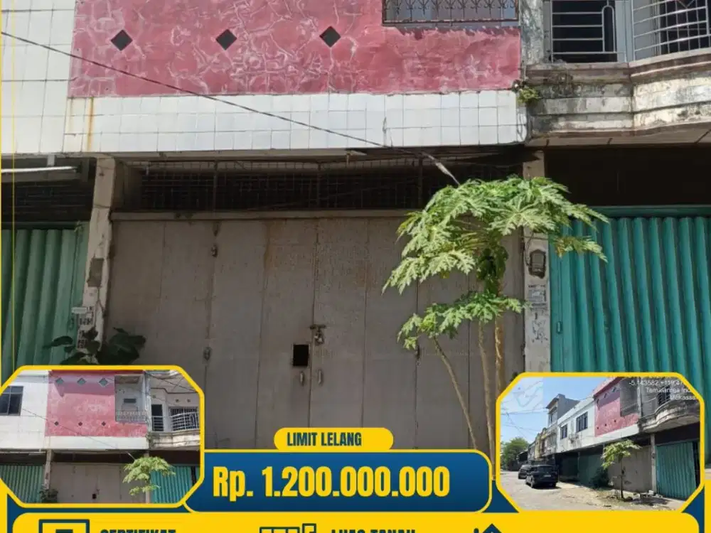 RUKO SECOND LOKASI PURI KENCANA SARI JALAN PERINTIS KEMERDEKAAN KEC. TAMALANREA KOTA MAKASSAR