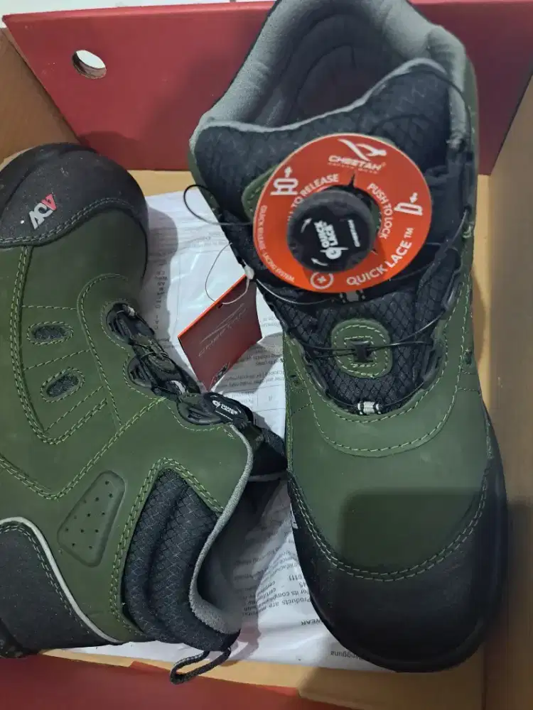 Sepatu Safety Cheetah 6112 G Jubatus Forest