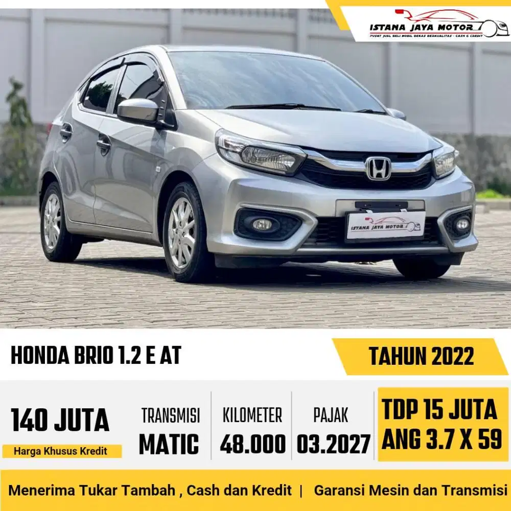 FACELIFT Honda Brio 1.2 E Automatic NIK 2022