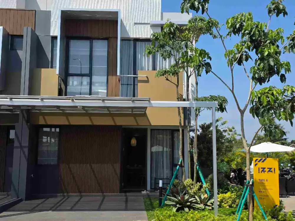Izzi Rumah 2 Lantai di Pusat Kota BSD Harga 1.5M cicilan 6jtan saja
