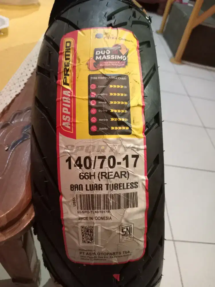 Ada Ban Tubeles Aspira Premio Sportivo R17 Asli Termurah