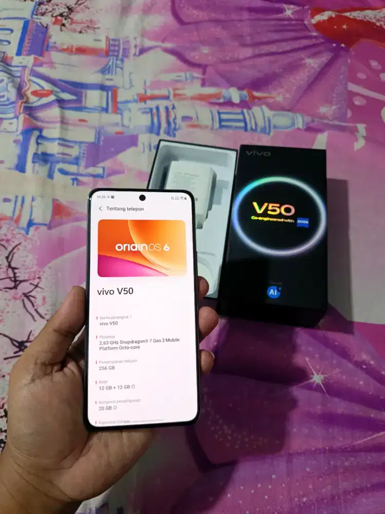 VIVO V50 5G RAM 12. Fullset