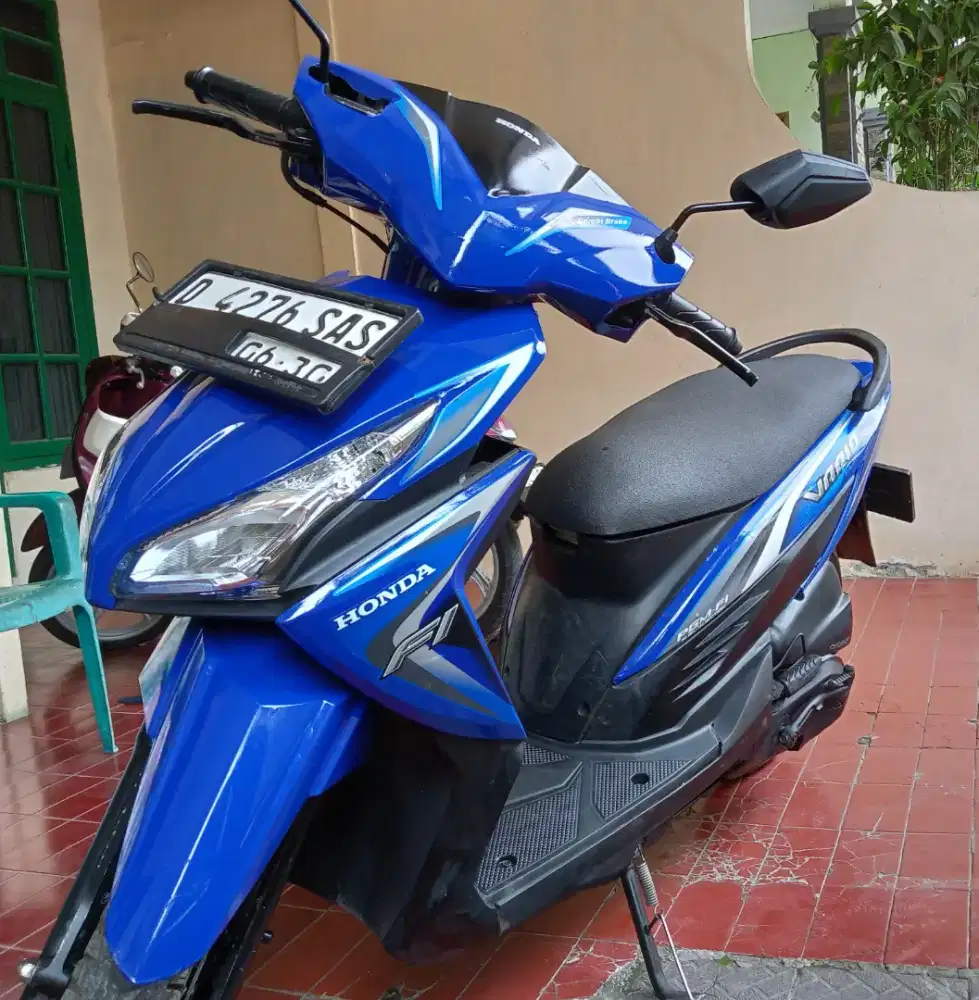 Honda Vario Agnes Fi 2015 Biru ori mulus siap pakai