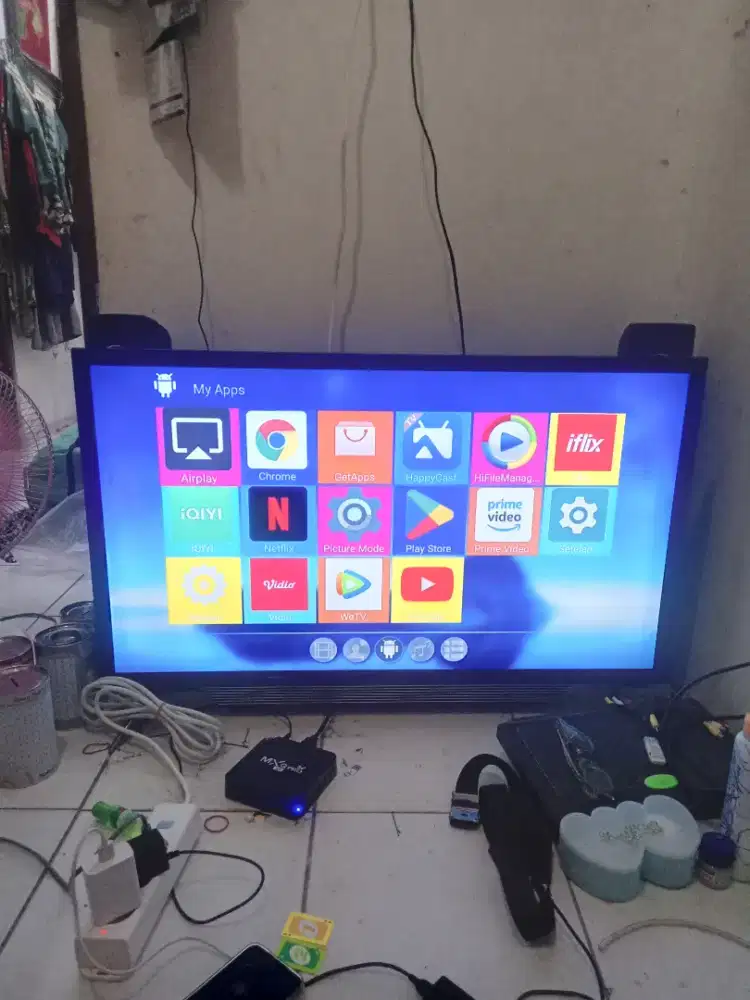 Led tv polytron 40 inch speaker tower digital & sudah jadi android tv
