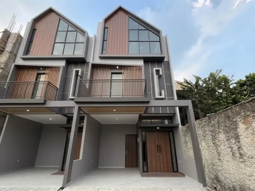 Rumah Luxury Modern Scandinavian Jagakarsa dekat Tol Brigif