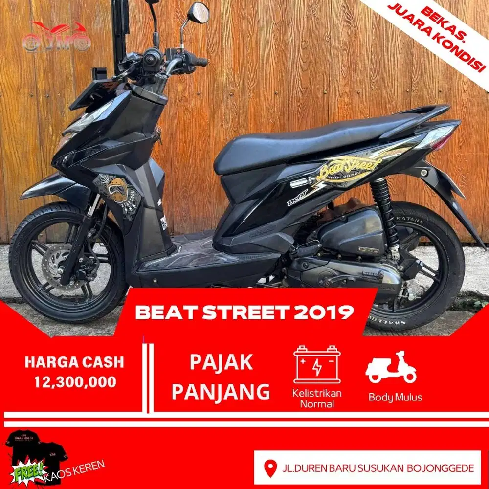 BEAT STREET 2019 SURAT LENGKAP SIAP PAKE TERMURAH PAJAK PANJANG