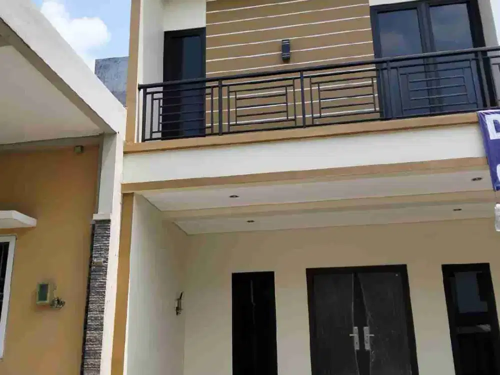 di jual cepat rumah baru selesai renovasi like new di kotawisata cibubur dlm cluster