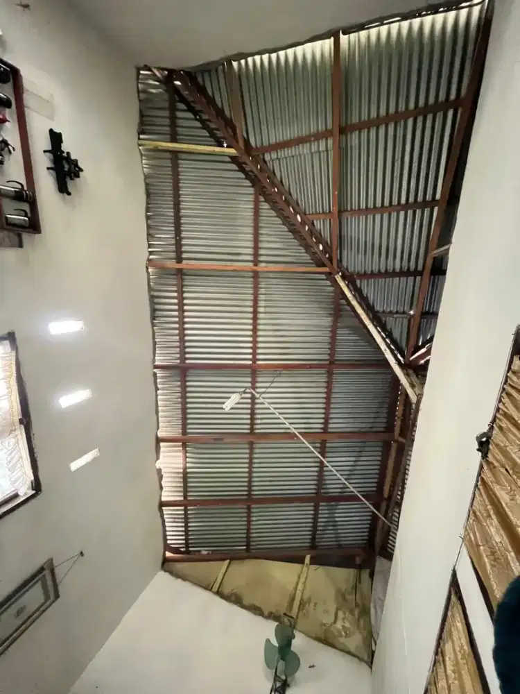 Pemasangan gypsum dan pvc