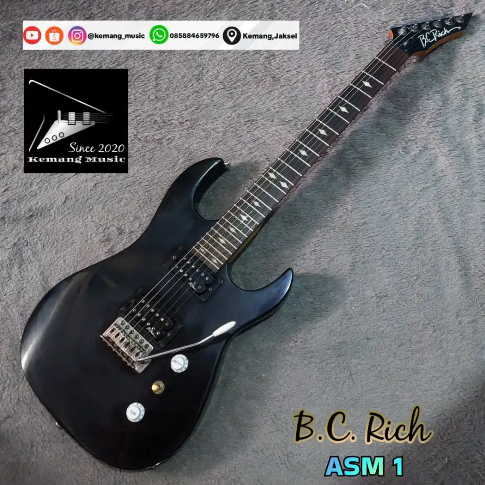 Gitar listrik original BC Rich no squier fender musicman ibanez cort