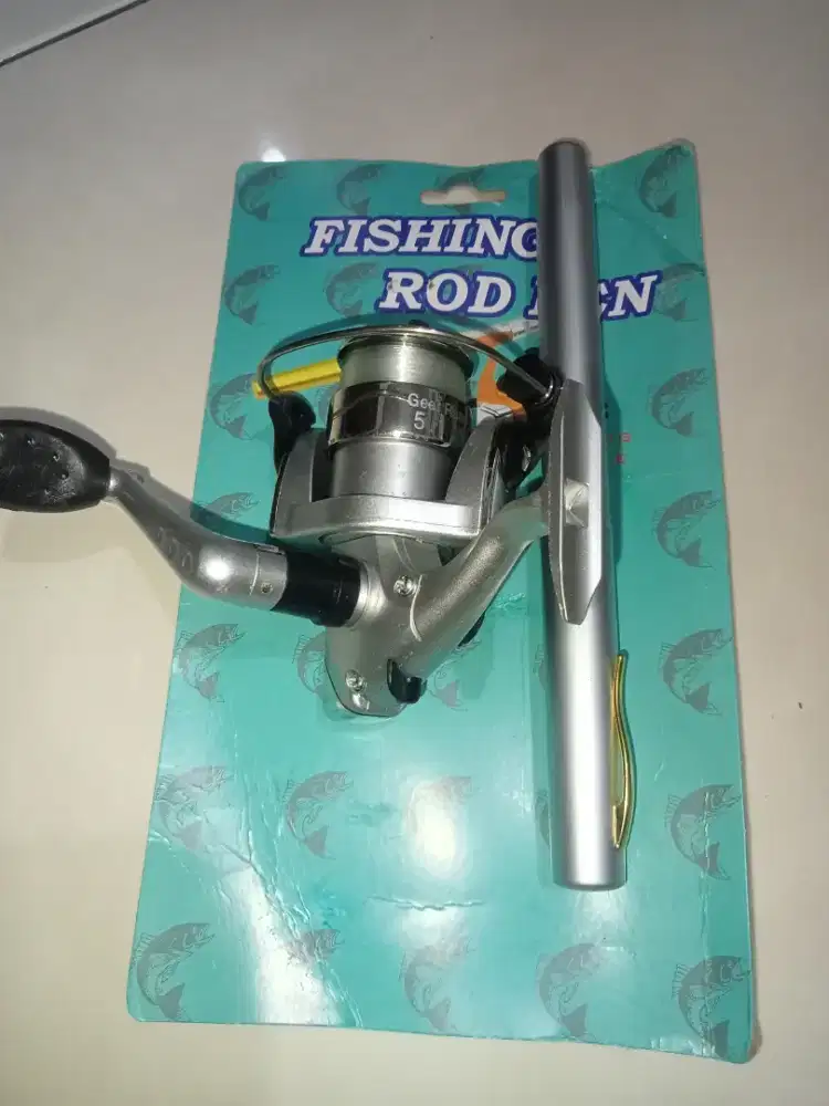 Joran pancingan 1 set polpen mini