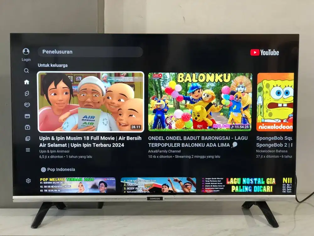 LED TV Coocaa 32inch SMART TV Layar Jernih Siap Pakai