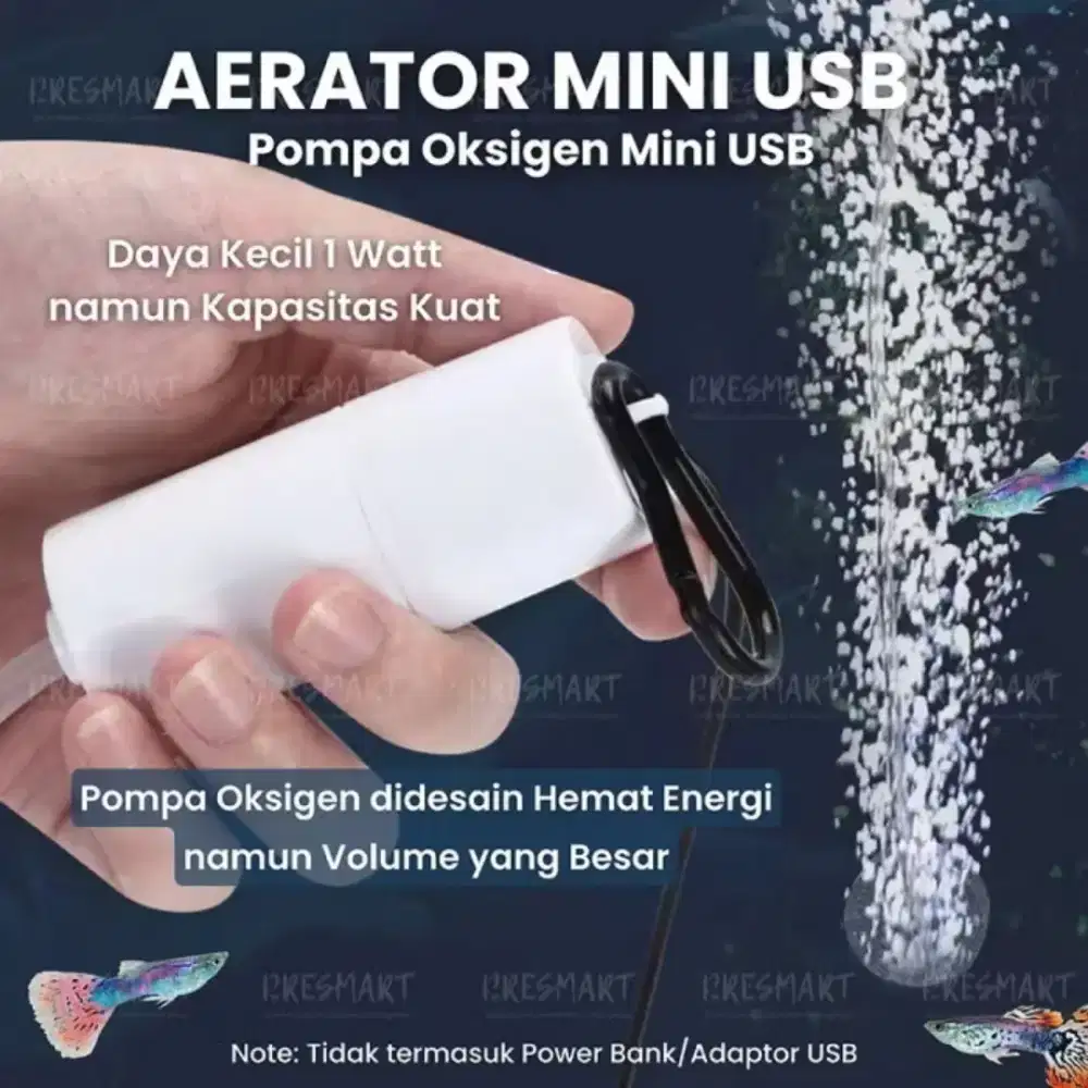aerator gelembung udara mini usb portable murah