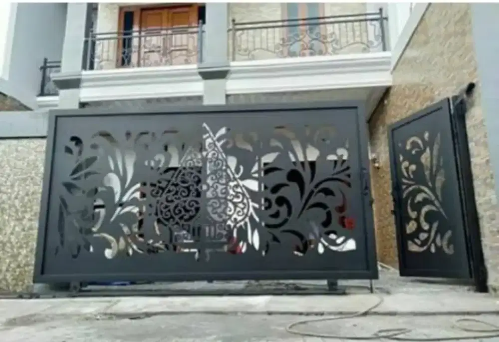 Railing tangga balkon dan pagar minimalis cutting lacer