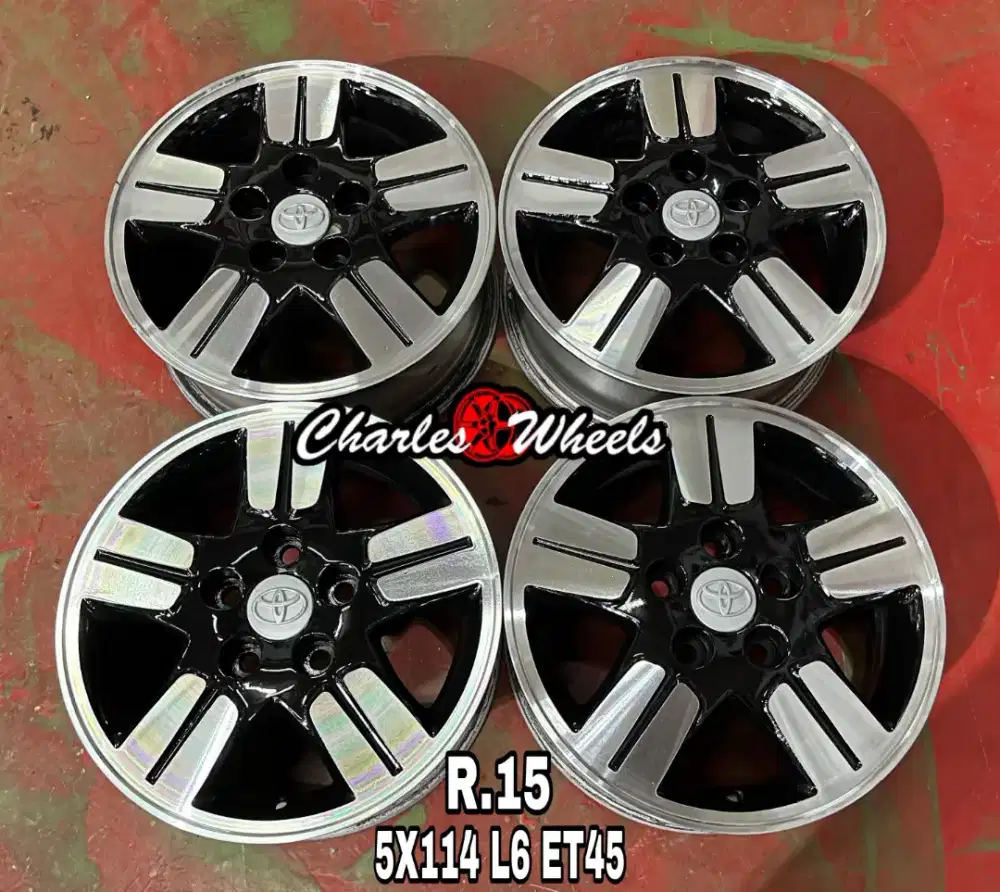 VELG ORI INNOVA RING 15 HITAM POLISH