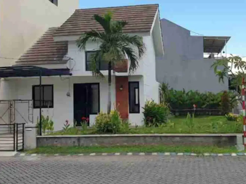 DIJUAL RUMAH HOOK MINIMALIS PURIMAS, DENGAN TAMAN CUKUP LUAS