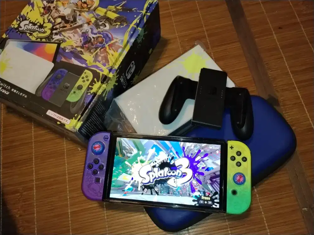 nitendo switch OLED splashtoon special edition 512gb full game