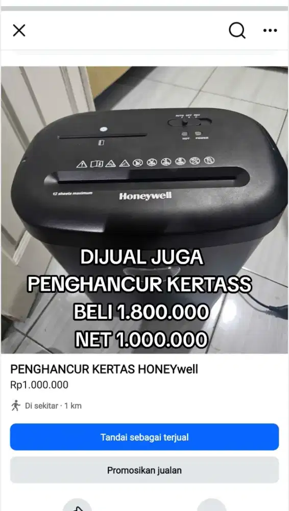 JUAL CEPAT BUTUH DUIT