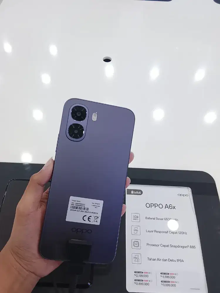 OPPO A6x tahan air dan debuu!!!