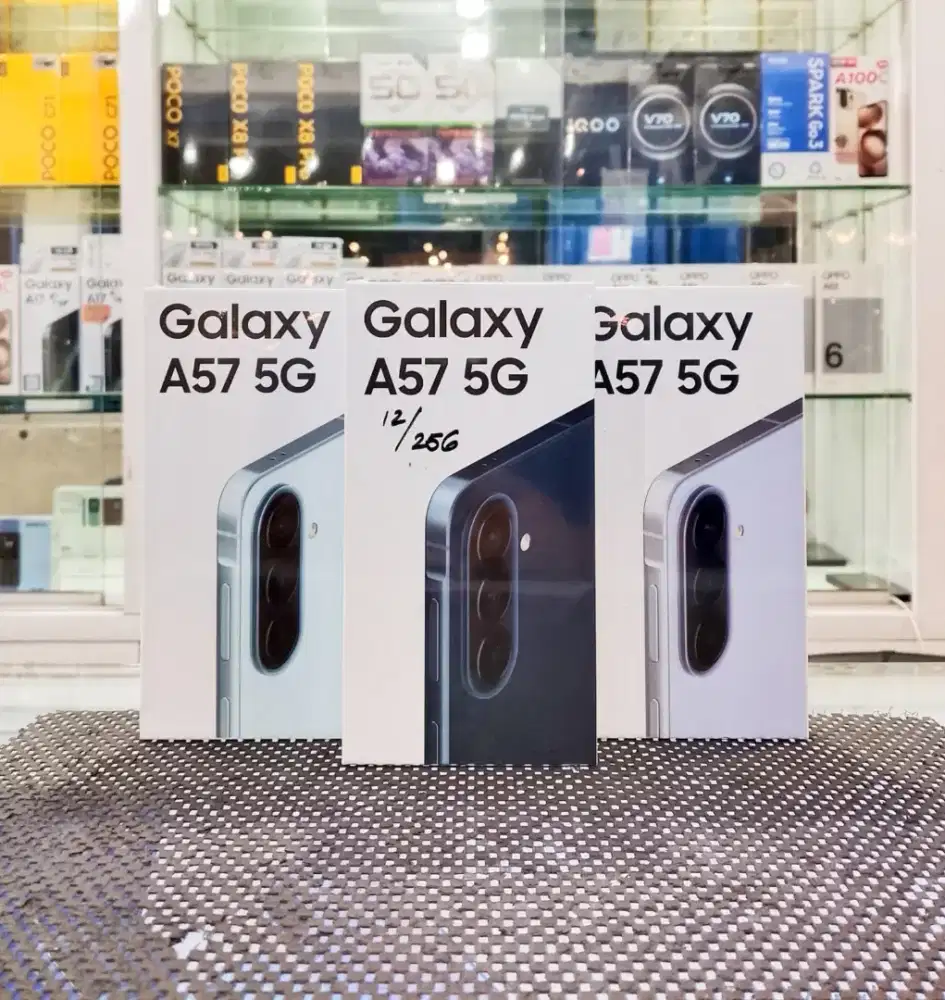 BARU..SAMSUNG A57 5G RAM 12/256 SEGEL/GARANSI RESMI.