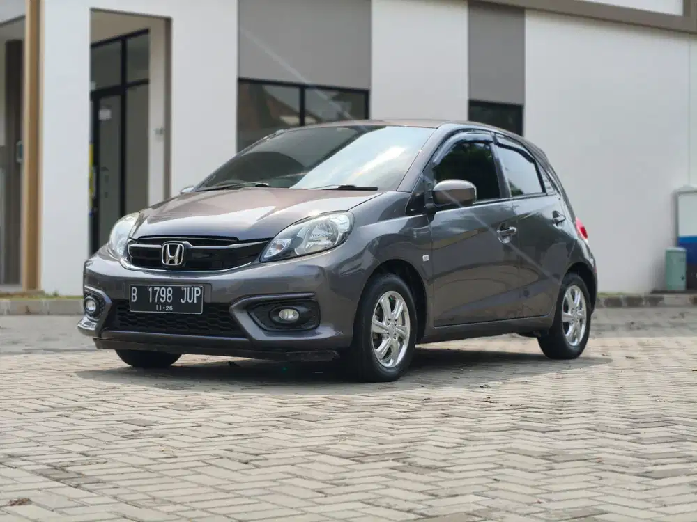 (TDP 10jt) Honda Brio E AT 2016 Pajak Panjang