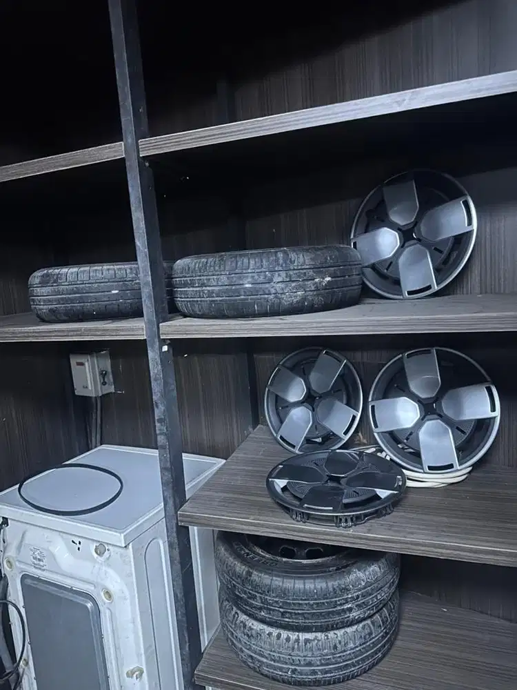 Jual velg dan ban wuling air ev bekas murah dop lengkap set r12 ring12