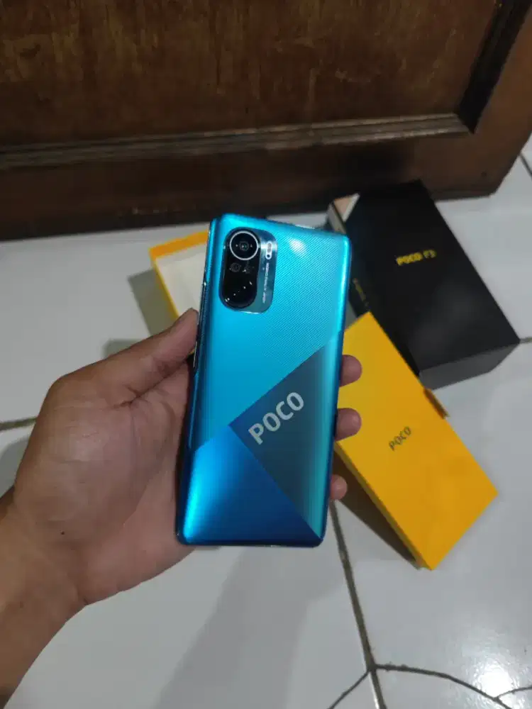 Poco F3 5G ram 8/256 fullset mulus