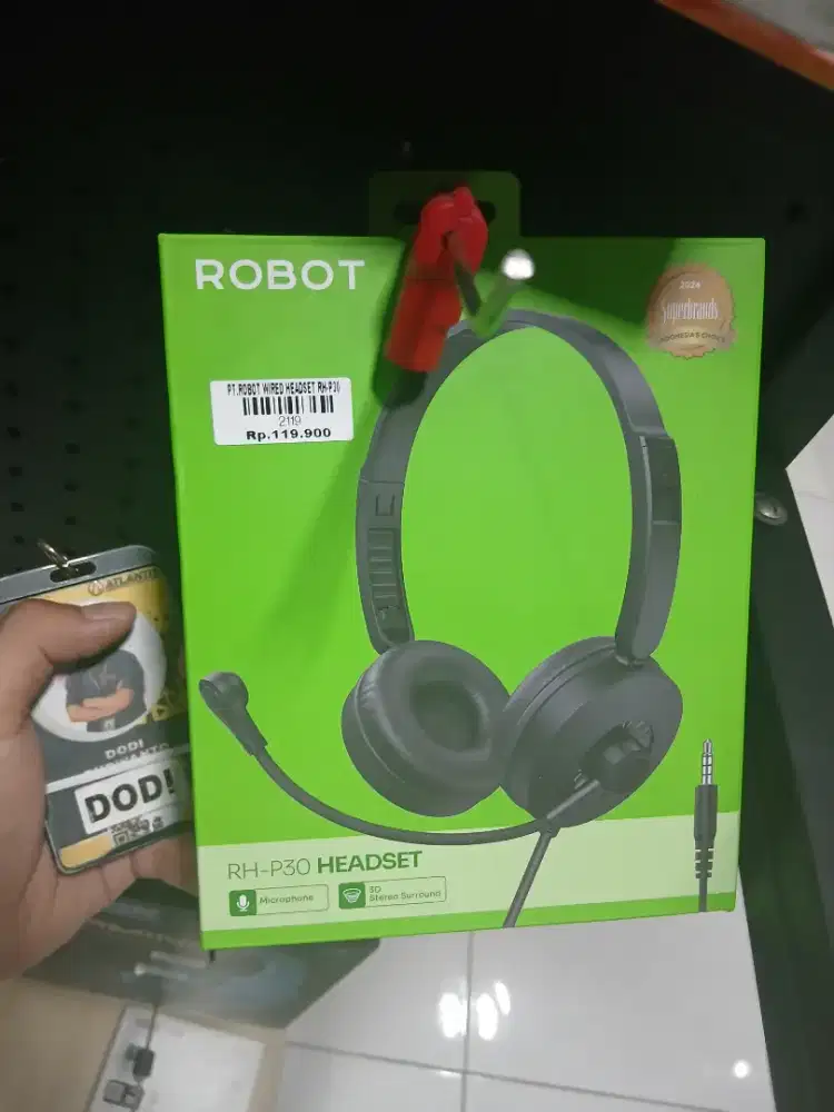 ROBOT WIRED HEADSET RH-P30  |ATLANTIS DAHSYAT