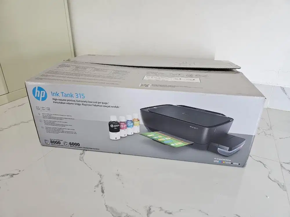 Hp ink Tank 315 Printer Warna - Hemat tinta cetak banyak