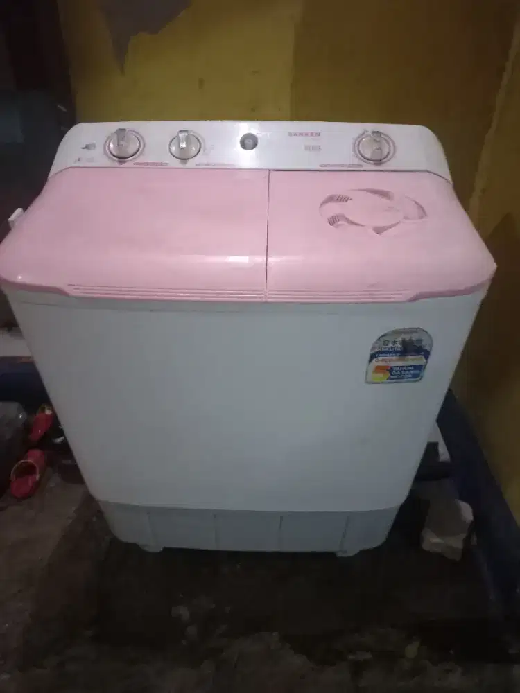 Mc sanken 9 kg 2 tabung normal semua